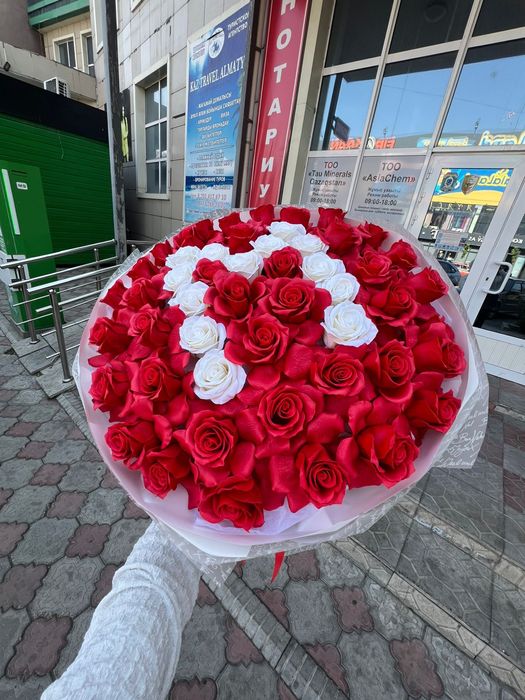 Мыльные розы 51 штук