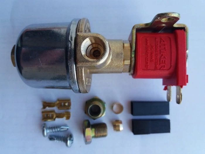 Клапан эл/маг газа ATIKER с нижним фильтром (катушка BC.110)