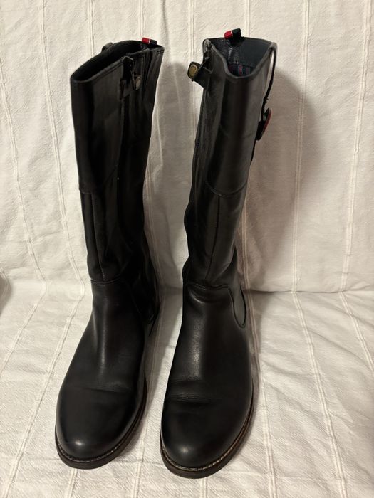 Vand cizme piele tommy hilfiger