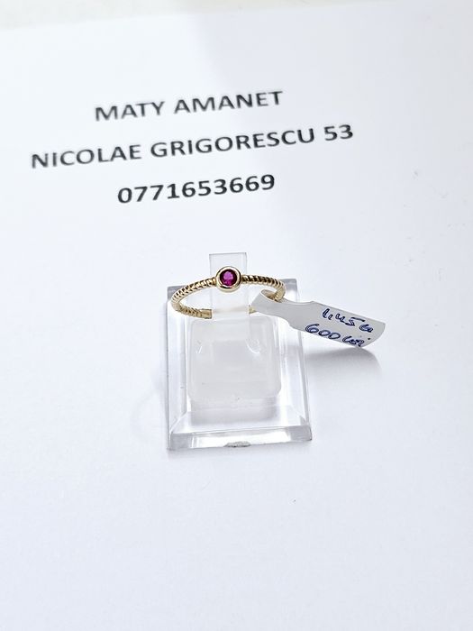 Maty Amanet inel dama din aur 1.45gr cod  215