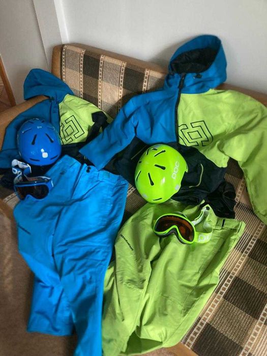 Costum ski Horsefeathers copii marimea L  9164-170 albastru /verde