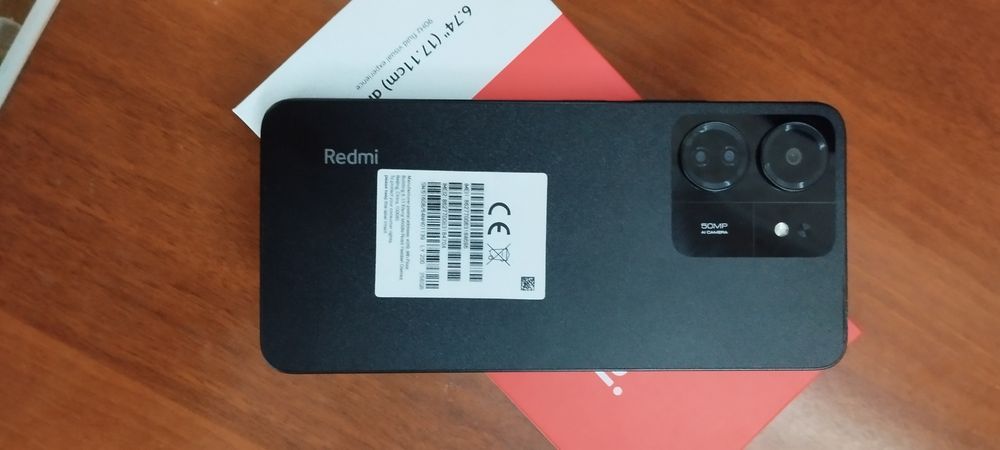 Redmi 13C          karobka dakument bor