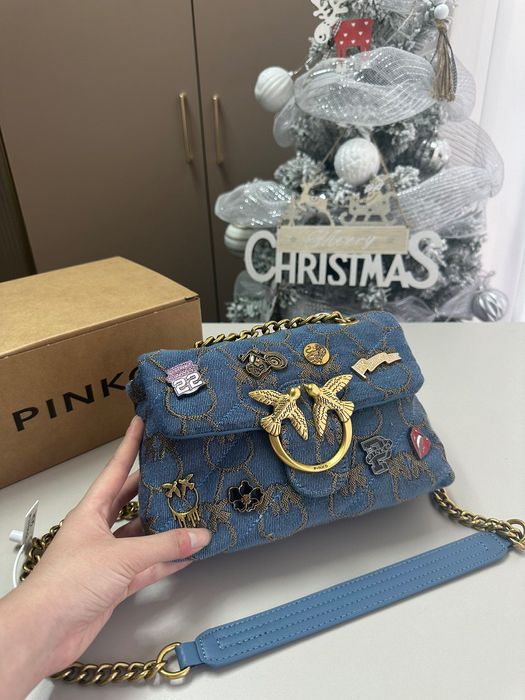 Дамска чанта Pinko Love Denim