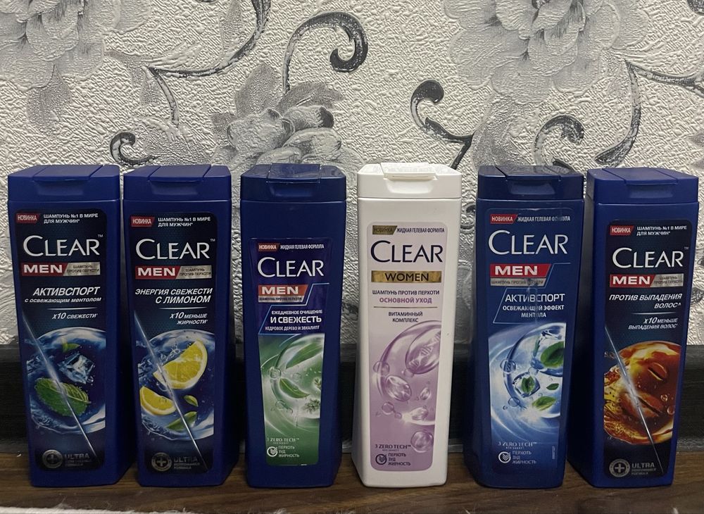 Шампунь CLEAR донага сотилади