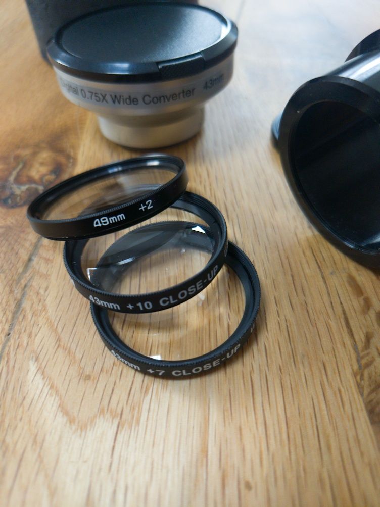0,75 wide converter  lentile close up