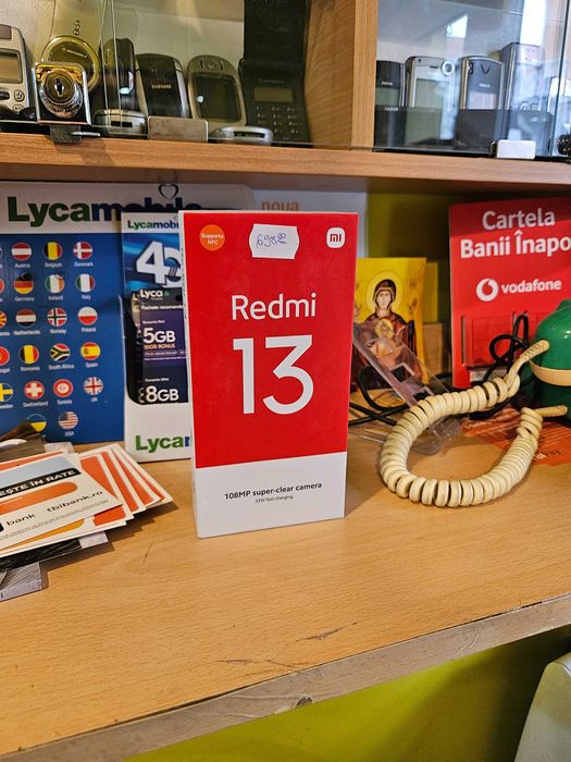 Vand/ Schimb Redmi 13 -Nou- Garantie*Factura*Black*256/8