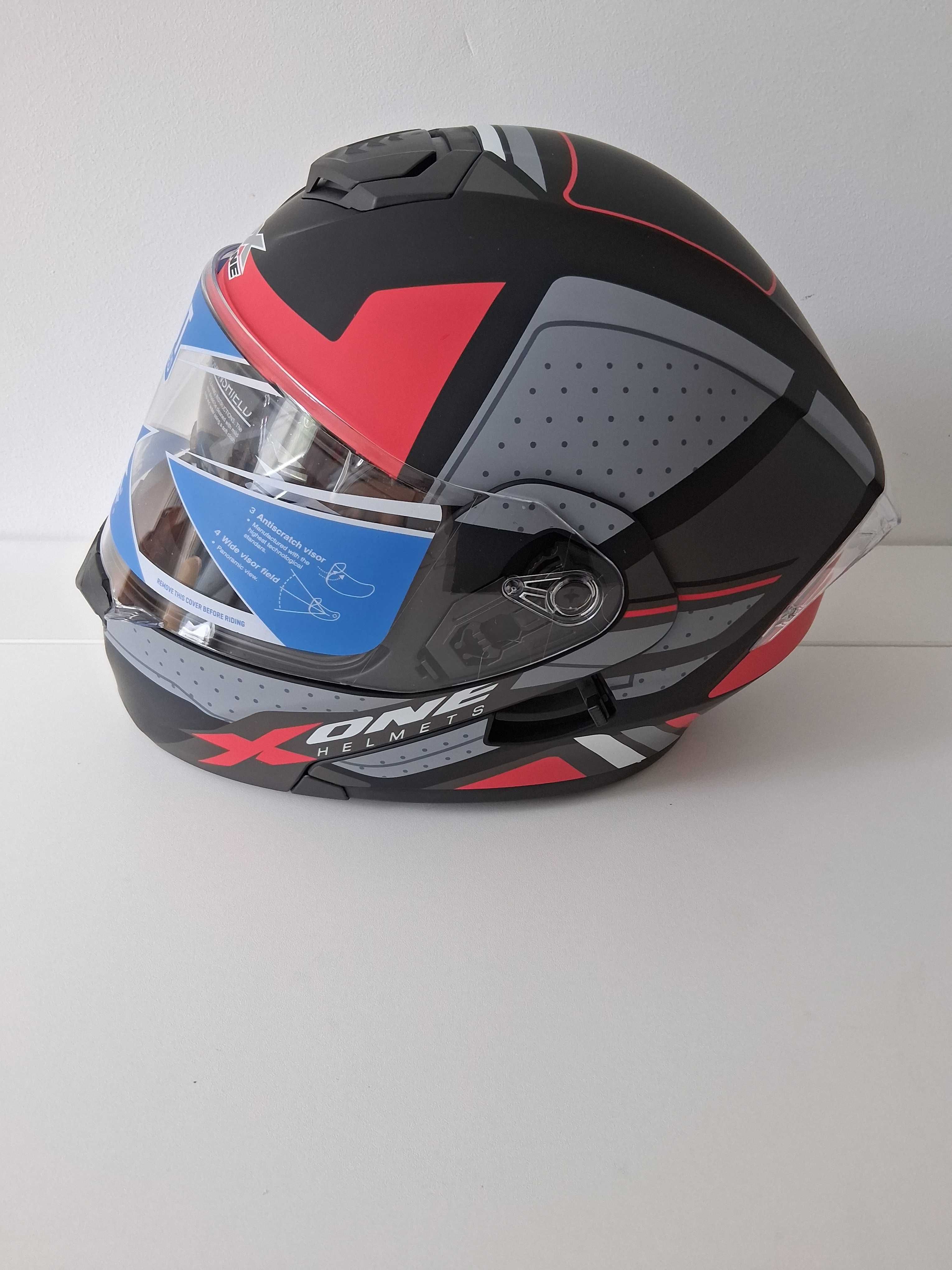 Casca moto /scuter/atv noua  flip up  X one  noua
