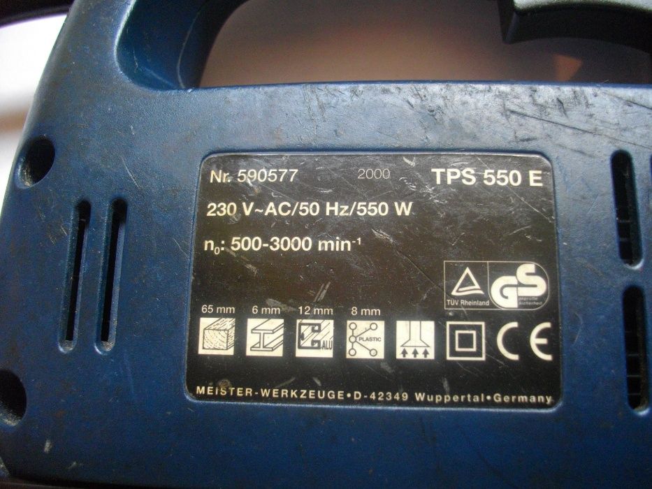 550-500 Вата-65мм-Немско Зеге-Отлично-Top Craft-Meister-Прободен Трион