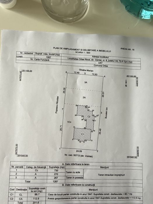 Vand casa cu teren