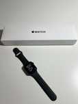 Apple watch SE 44mm, Space Gray Aluminium Case with Black Sport Brand.