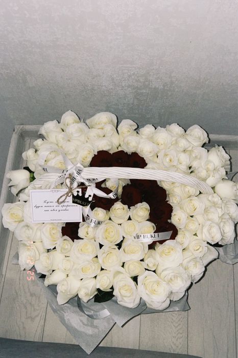 Цветы 101 шт А буква