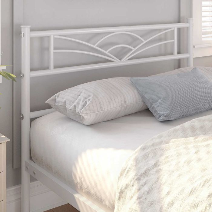 Pat metalic single modern si rezistent |S 615079 White (90x200cm)