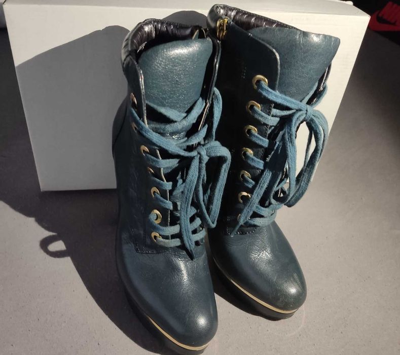 Cizme pentru femei/dame cu toc Rokail Vera Pelle marimea 37