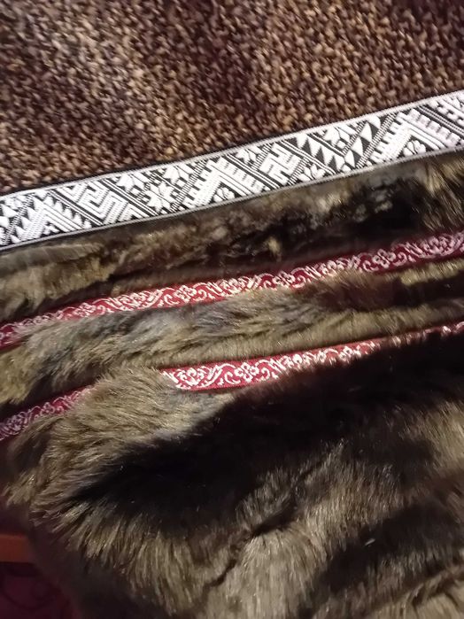 Fular gros cu blanita