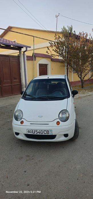 DAEWOO MATIZ pol lyuks (матиз пол люкс) TEZ VA ARZON SOTILADI (PROPAN)