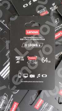 LENOVO Micro SD карта памет 64GB Class10 флаш карта,100MB/s