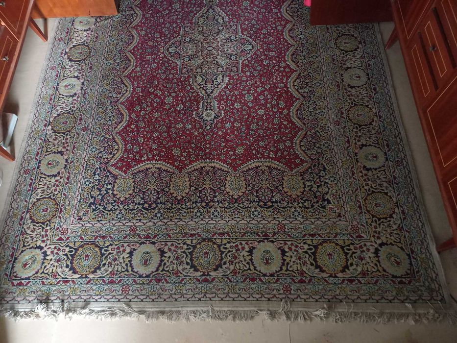 Covor Persan, Lana Lucrat Manual, Gros