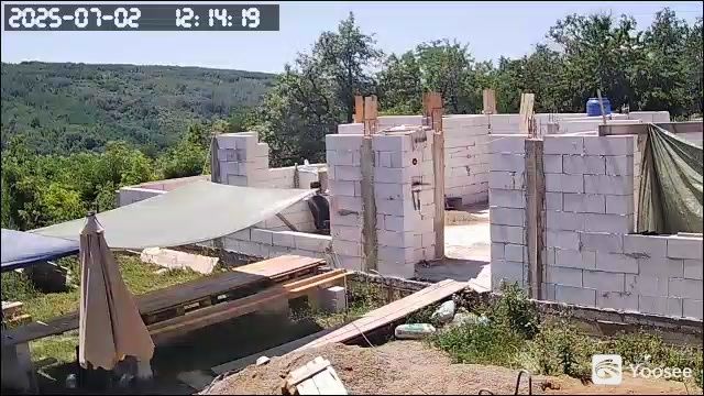 Casă în construcție