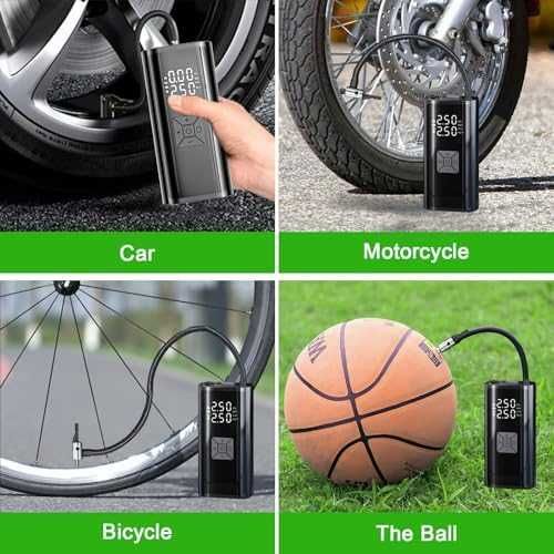 Нова Авто помпа 4500mAh – дигитална, авто стоп, топки, мотори, колела