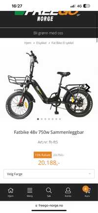Bicicleta electrica FREEGO NORGE