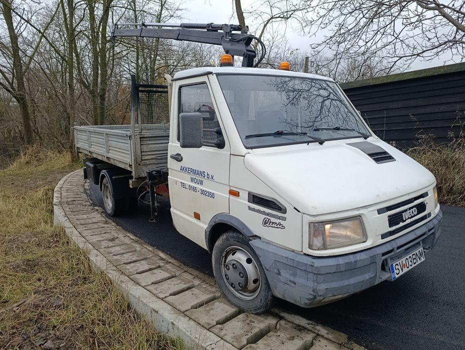 Vând Iveco daily basculabil macara 35 10