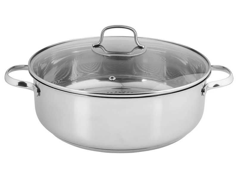 НОВА! Касерола Ø28см – стил и здравина – релефно дъно