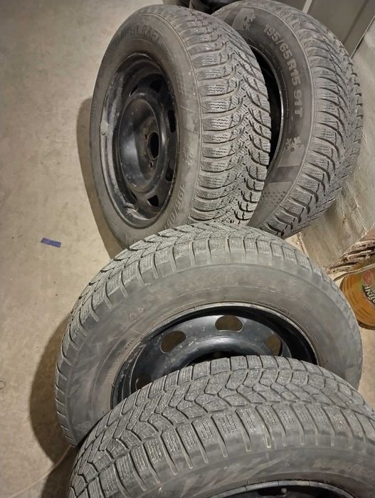 Джанти със зимни гуми Firestone и Kumho 195/65/15