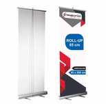Roll up banner 85×200 cm set 2 buc