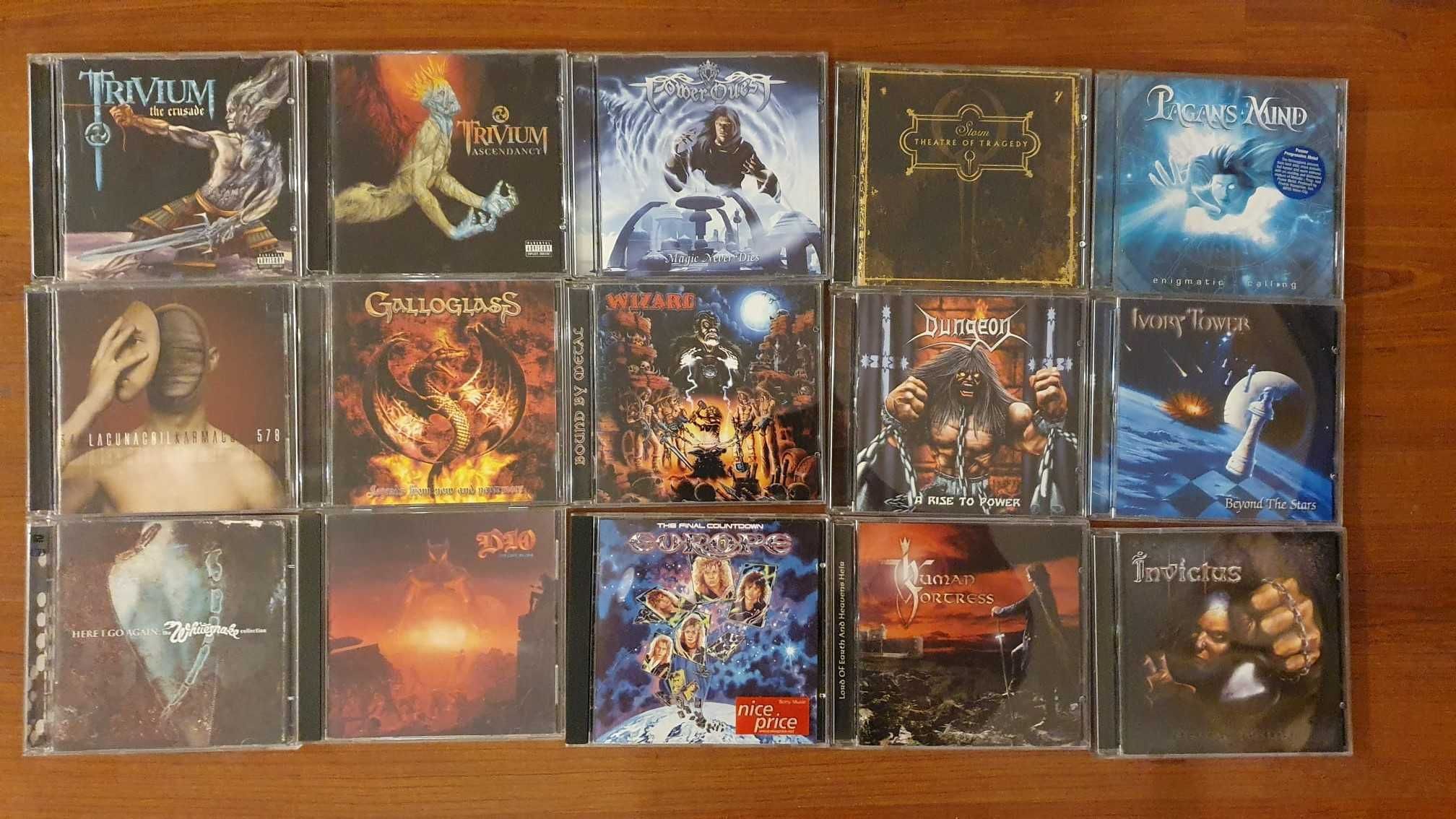 CD-uri originale (SUA) muzica  heavy, trash, speed, power, punk metal.