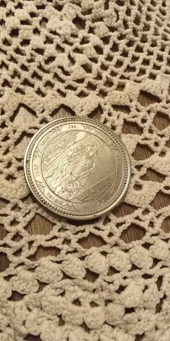 moneda 1 CAD Expo Montreal 1977