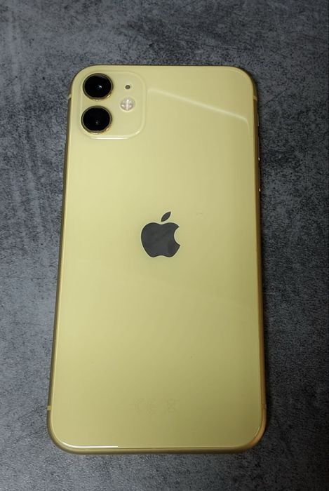 iPhone 11, 64gb storage, Culoare galbenă +Huse gratis