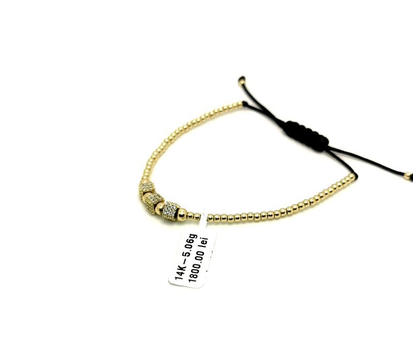 Bijuteria Royal bratara snur din aur 14k 5.06 gr