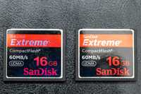 Vand carduri CF de 16 GB 2buc Sandisk 1 Lexar