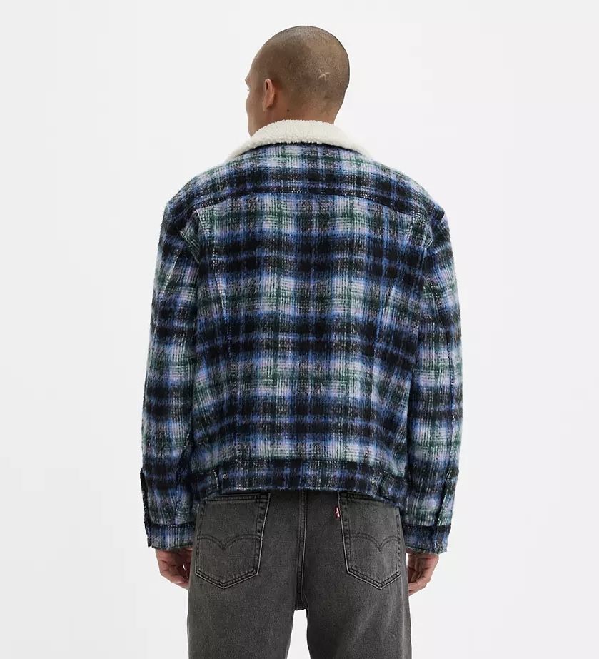 Levis Vintage Fit Sherpa Trucker Jacket ОРИГИНАЛНО мъжко яке - L