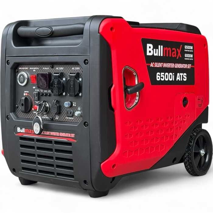 Инверторен обезшумен генератор за ток Bullmax 6500i, 6kW, AVR