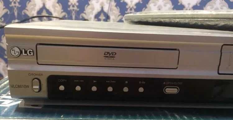 Видеомагнитофон LG VLC-8610W (DVD + VHS), Hi-Fi, 6 головок
