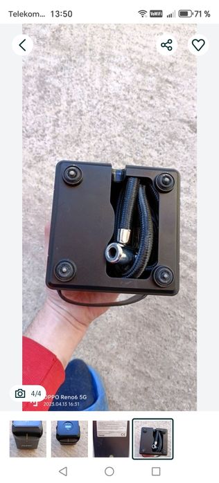 Compresor auto moto bicicleta 2in1 12v și pe acumulator