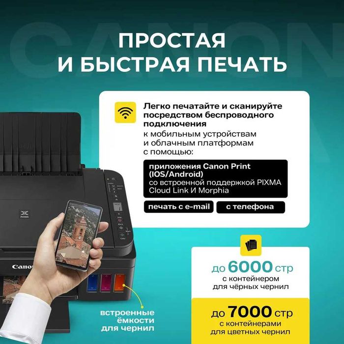 МФУ струйное Canon PIXMA G3415