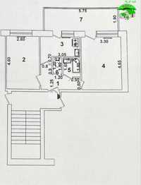 •Кирпичный Чиланзар-Г9А 2/4/4 50м² балкон2×6 Без ремонт Продается