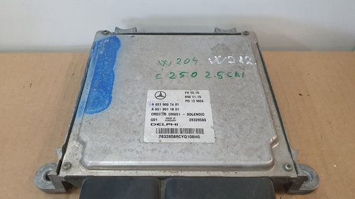Calculator ECU motor  MERCEDES-BENZ C-CLASS (W204) [ 2007 - 2014 ] OEM A6519007401 / A65 190 074 01