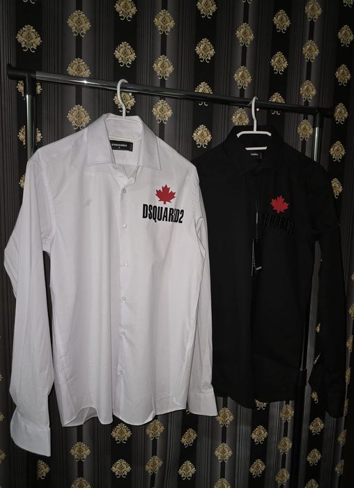 Cămașă alb x negru Icon Dsquared2  men