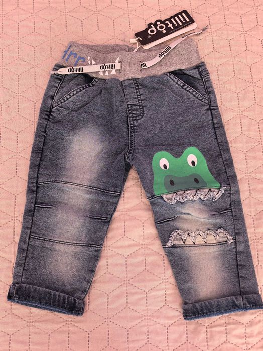 Нови дънки есен/зима момче 12-18 m, 80-86