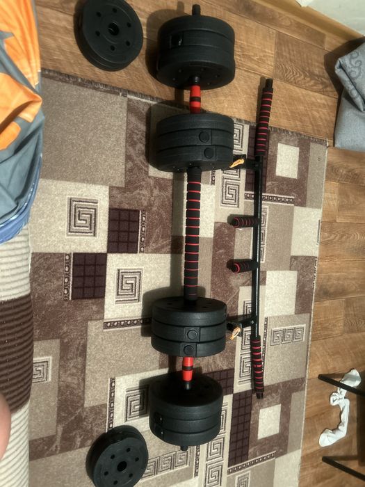 Гантеля+штанга,турник