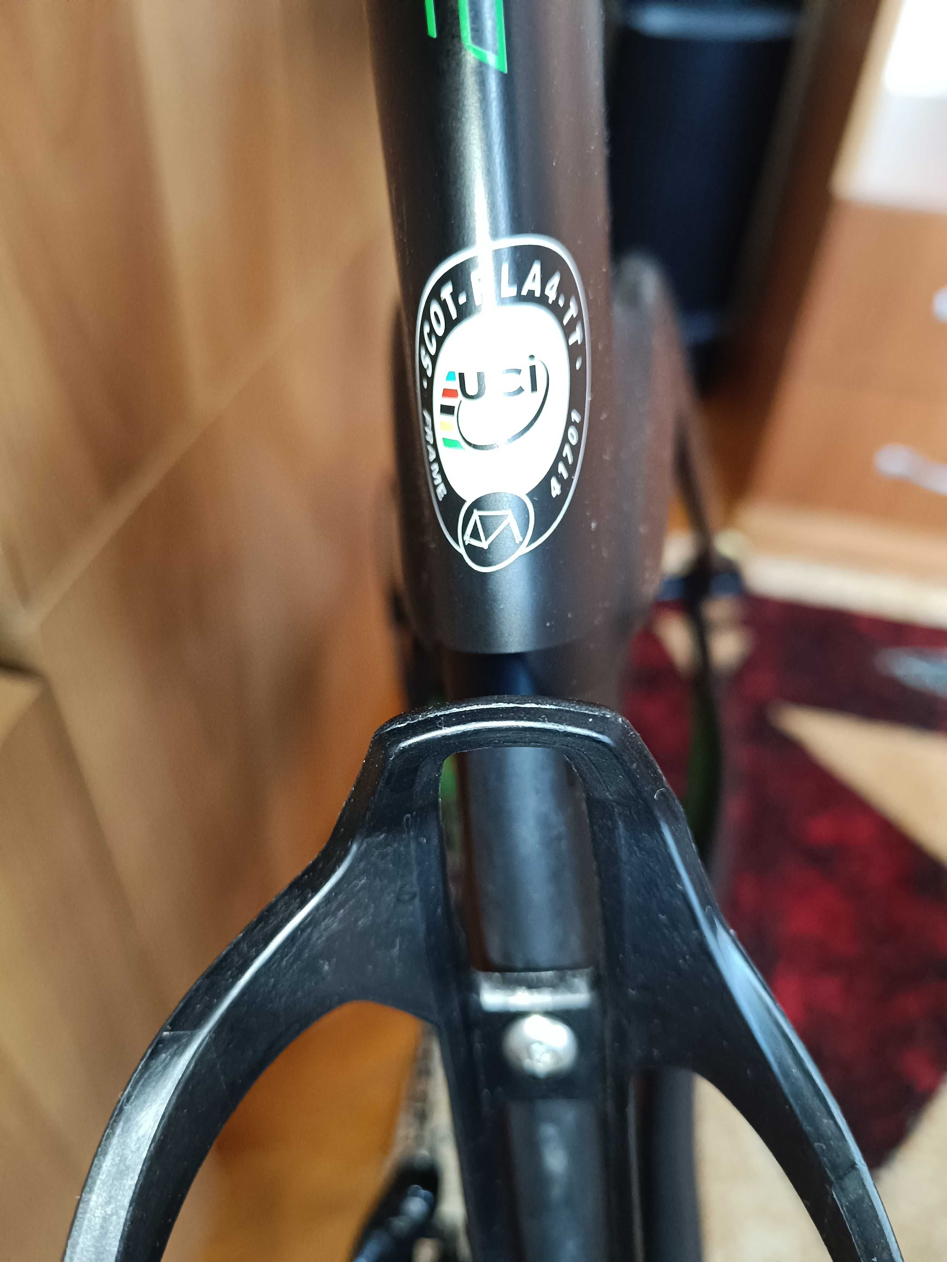 Bicicletă carbon TT/Triatlon Scott Plasma X – mărimea L (175–185 cm)