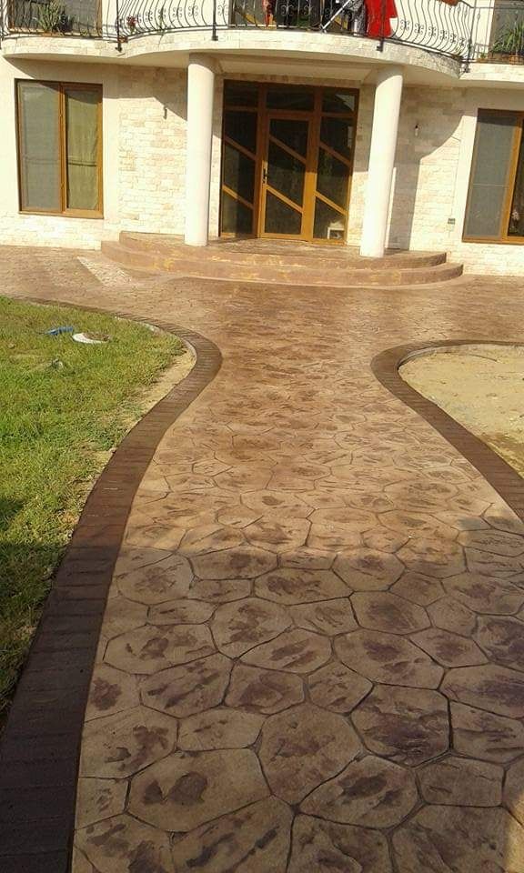 Pavaj pavele tencuială gresie parchet beton amprentat elicopterizat