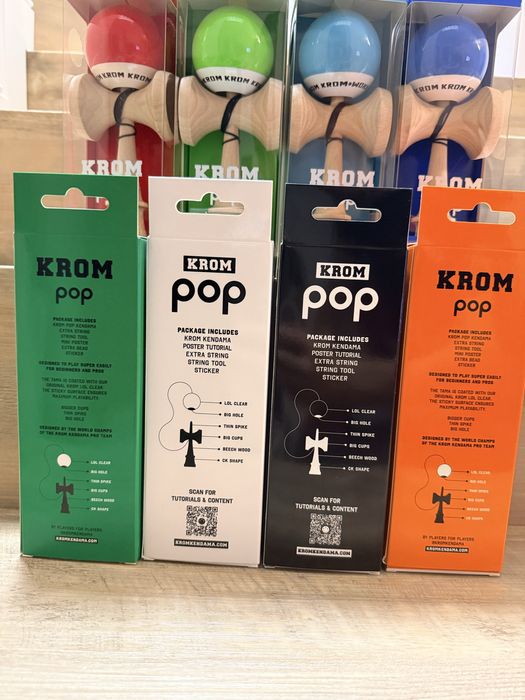 Kendama KROM Pop LOL Sticky– 249 lei Sigilate Diverse Culori