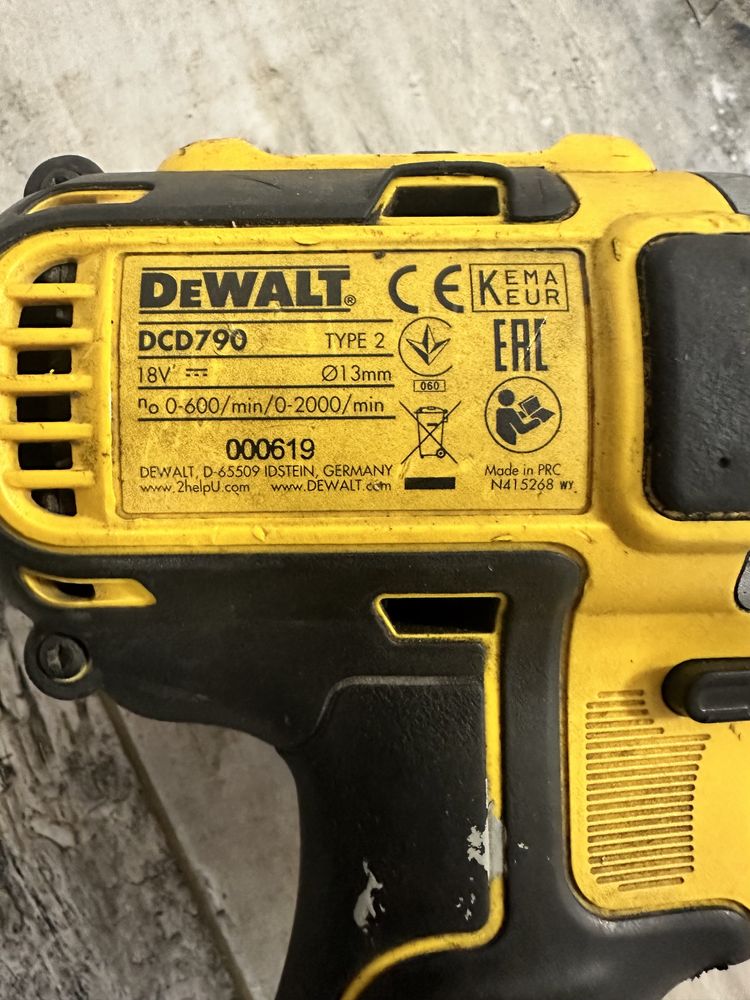 Filetanta Dewalt DCD790