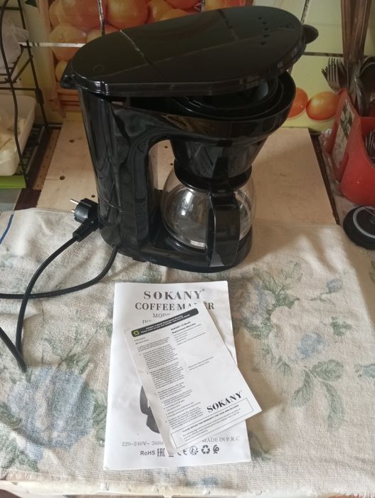 Продается капельная кофеварка Sokany CM-102