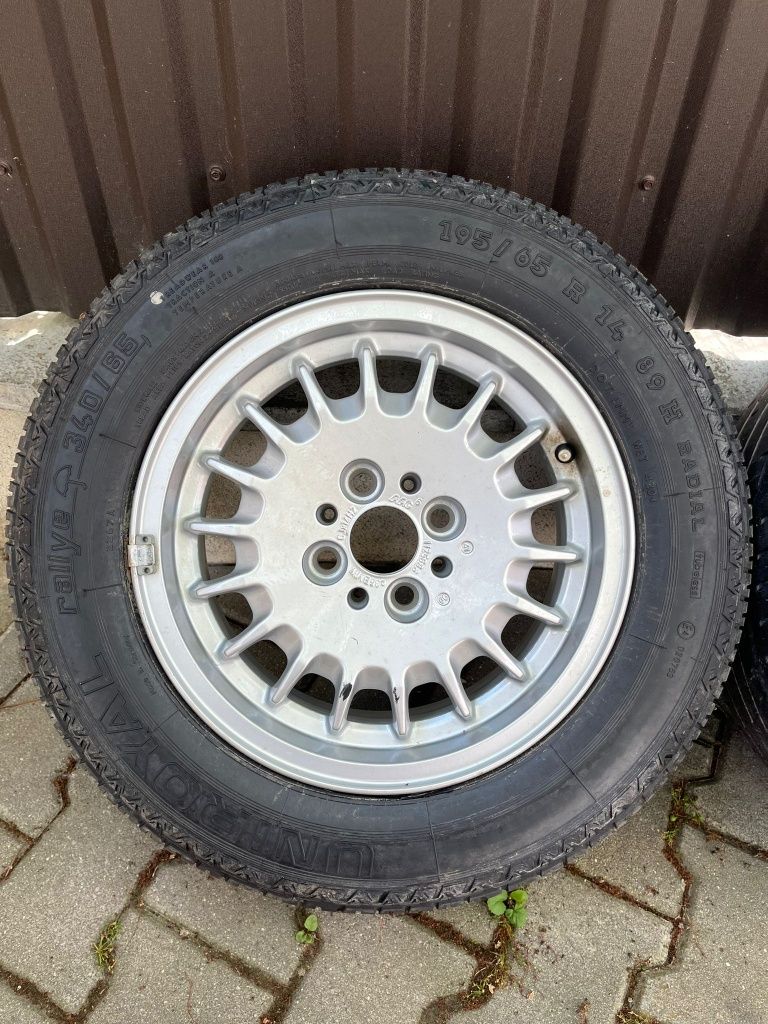Set 5 jante BMW E30 R14 originale