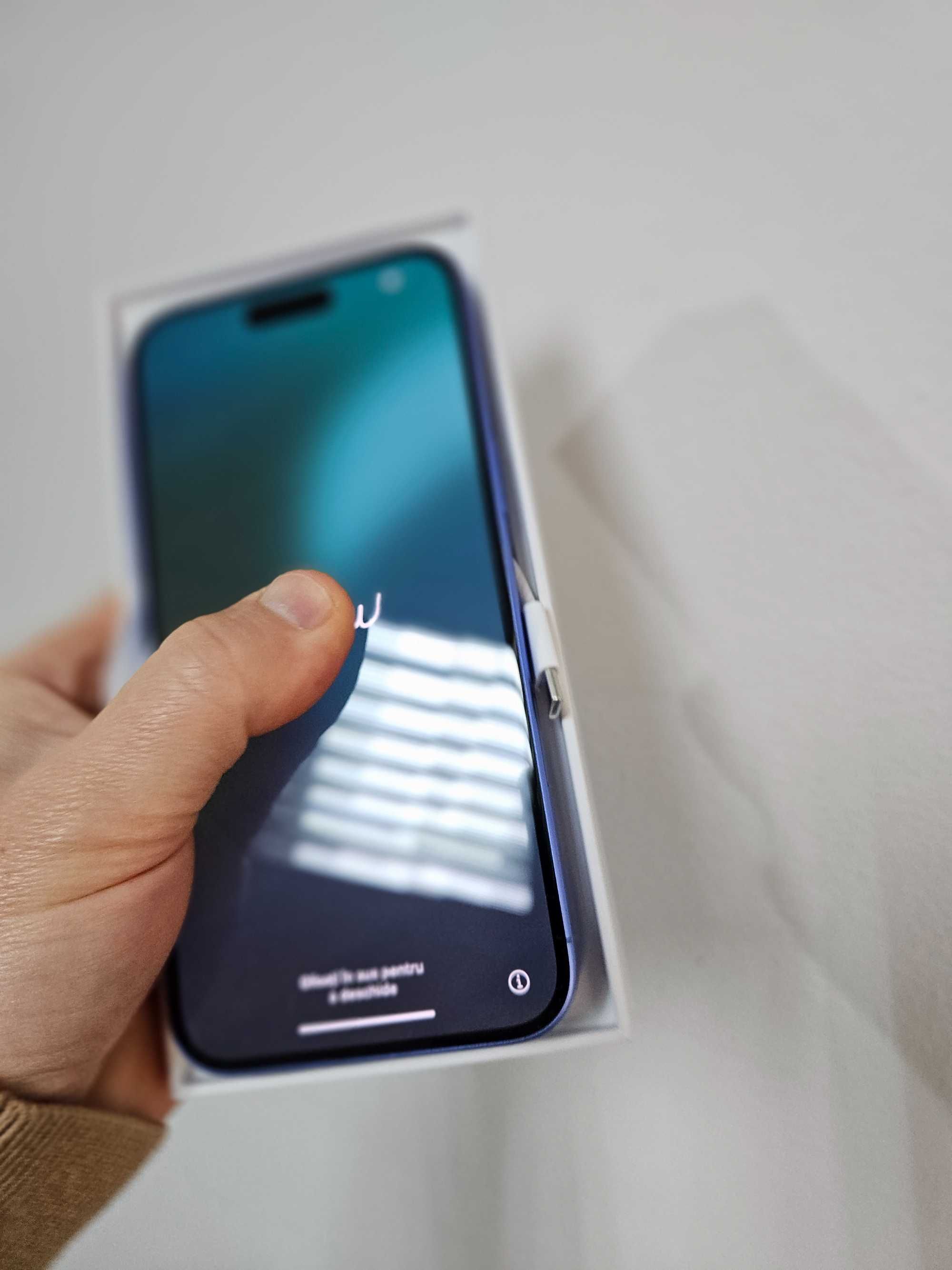 iPhone 16 Plus, 128 gb, neverlock, nou la cutie, 2 ani Garantie.